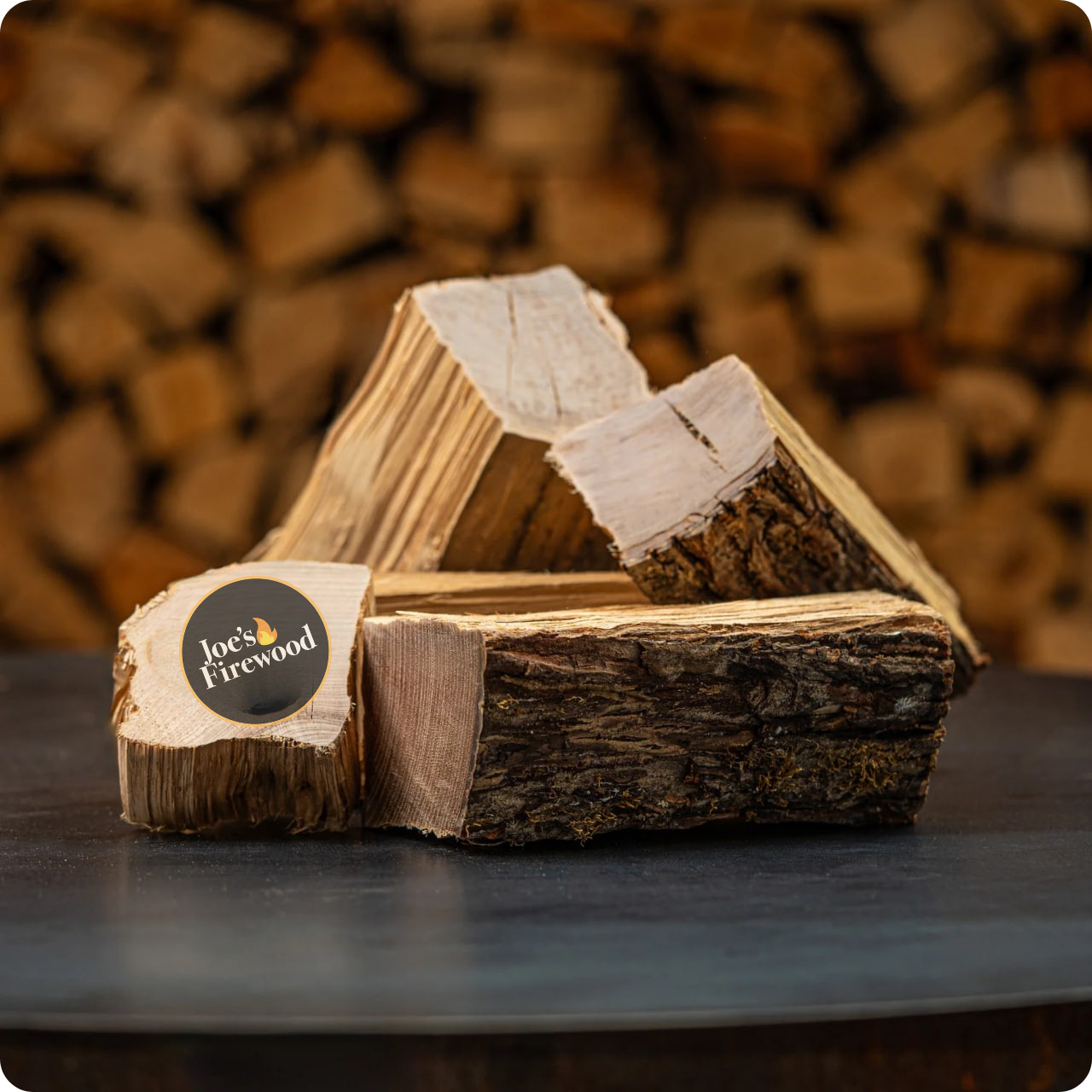 MINI FIRE PIT WOOD BOX